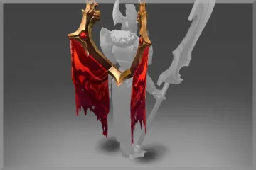 Inscribed Banner of the Daemonfell Flame