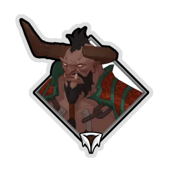 Holo Crownfall Sticker — Centaur
