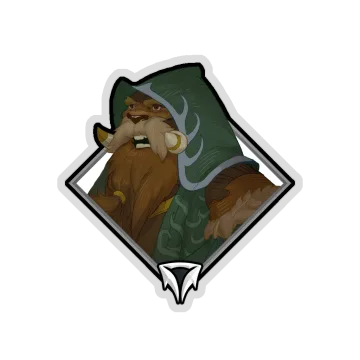 Gold Crownfall Sticker — Archimandrite