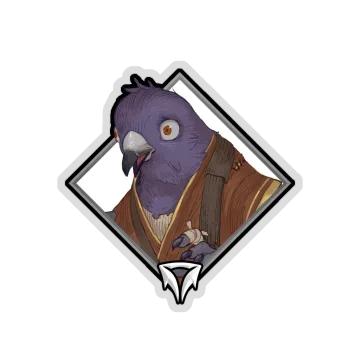 Gold Crownfall Sticker — Blacksmith