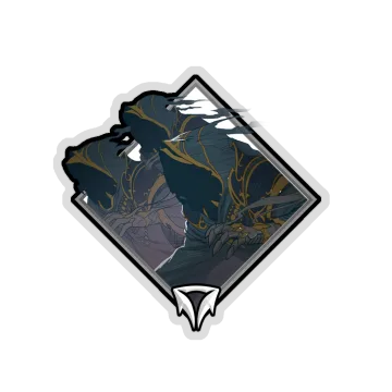 Gold Crownfall Sticker — The Collectors
