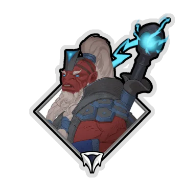Holo Crownfall Sticker — Disruptor