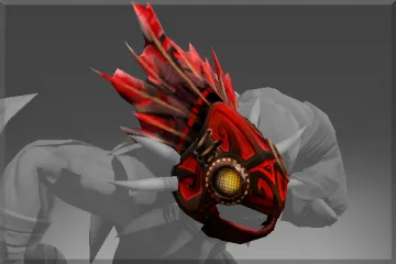 Frozen Hood of the Scarlet Raven