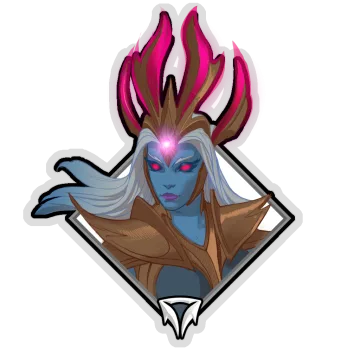 Gold Crownfall Sticker — Shen