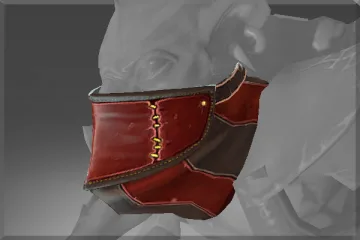 Inscribed Mask of the Crimson Cut-throat
