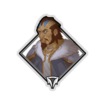 Gold Crownfall Sticker — Idrix