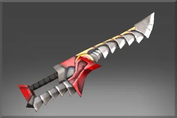 Inscribed Crimson Wyvern Sword