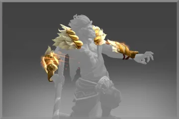 Inscribed Pauldrons of the Demon Trickster
