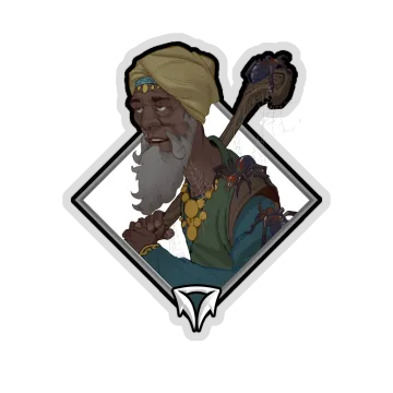 Gold Crownfall Sticker — Philip