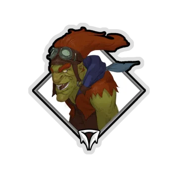 Gold Crownfall Sticker — Batrider