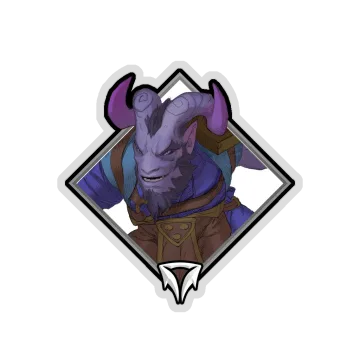 Gold Crownfall Sticker — Riki