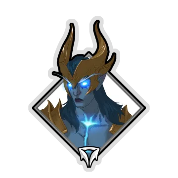 Gold Crownfall Sticker — Dragonus