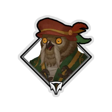 Holo Crownfall Sticker — Twobeard