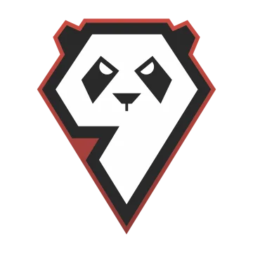 Gold 9Pandas Team Sticker — TI 2023