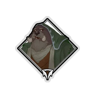 Gold Crownfall Sticker — Brother Lachlan