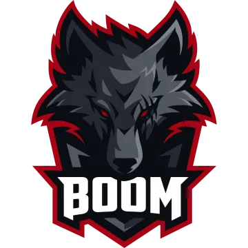 Glitter BOOM Esports Team Sticker — TI 2025
