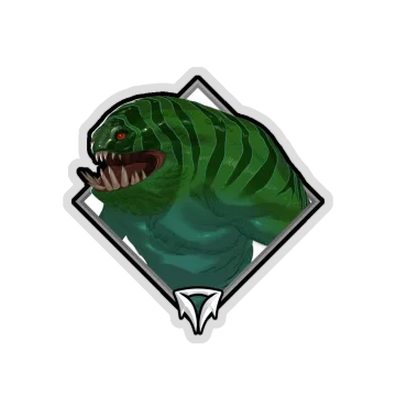 Gold Crownfall Sticker — Leviathan