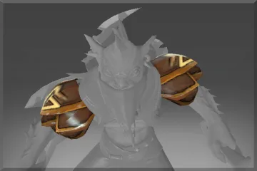 Inscribed Pangolin Shoulder Armor