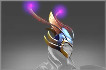 Inscribed Helm of the Reef Kyte Rider