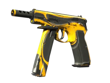 StatTrak™ CZ75-Auto | Yellow Jacket (Battle-Scarred)