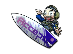 Sticker | Akihabara Accept Surf Ava (Foil)