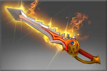 Autographed Rapier of the Burning God