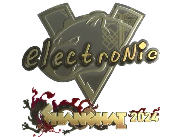Sticker | electronic (Gold) | Shanghai 2024