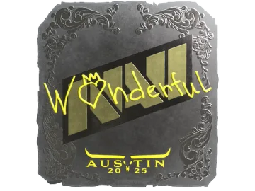 Sticker | w0nderful (Foil) | Austin 2025