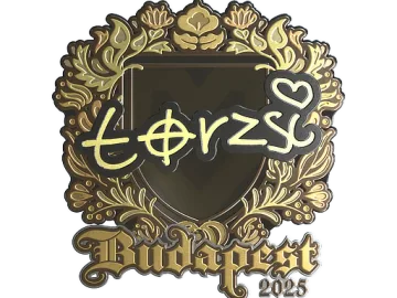Sticker | torzsi (Gold) | Budapest 2025