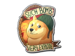 Sticker | Bomb Doge