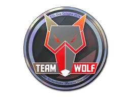 Sticker | MTS GameGod Wolf (Holo) | Cologne 2014