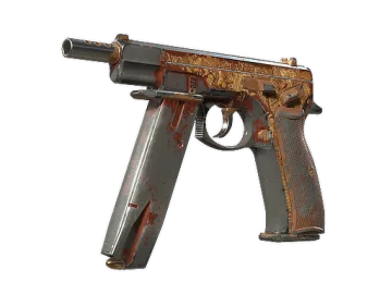 CZ75-Auto | Honey Paisley (Battle-Scarred)