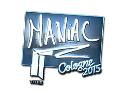Sticker | Maniac (Foil) | Cologne 2015