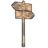 Double Sign Post