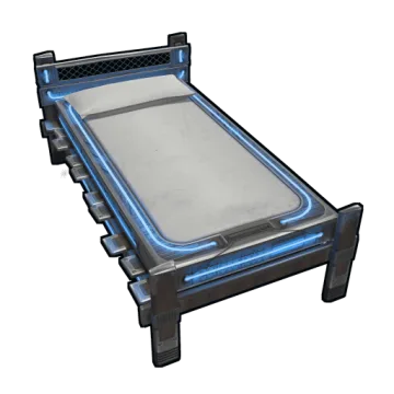 Neon Bed — Blue