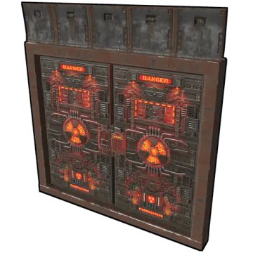 Nuke Room Double Armored Door