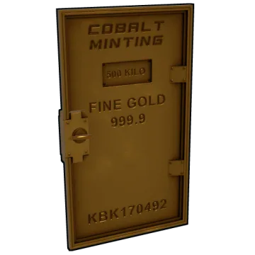 Minted Gold Armored Door