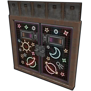 Outer Planets Armored Double Door
