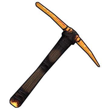 Ancient Amber Pickaxe