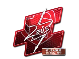 Sticker | Zeus (Foil) | Atlanta 2017