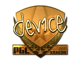 Sticker | device (Gold) | Krakow 2017