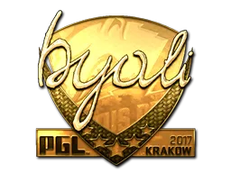 Sticker | byali (Gold) | Krakow 2017