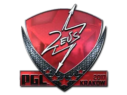 Sticker | Zeus (Foil) | Krakow 2017