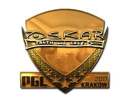 Sticker | oskar (Gold) | Krakow 2017