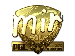 Sticker | mir (Gold) | Krakow 2017