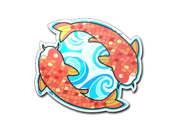 Sticker | Twin Koi