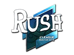Sticker | RUSH (Foil) | Boston 2018