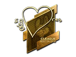 Sticker | seang@res (Gold) | Boston 2018