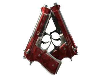 StatTrak™ Dual Berettas | Hemoglobin (Field-Tested)