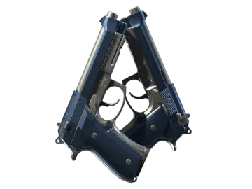 Souvenir Dual Berettas | Anodized Navy (Minimal Wear)